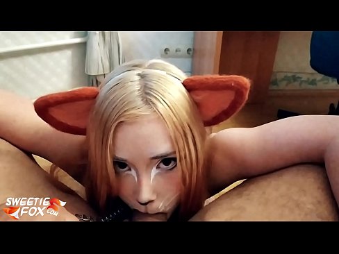 ❤️ Kitsune sväljer kuk och sperma i munnen ❤❌ Fucking at us ️❤